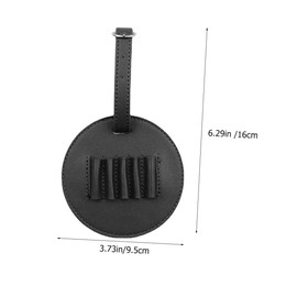 Gatuida Golf Tee Holder Case Leather Cover Tee Bag Tag Golfing Accessory Golf Bag Cover