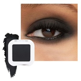 FeiCuiYun Monochrome Pressed Eyeshadow, Black Matte Highly Pigmented Monochrome Eye Shadow Palette; Waterproof Neutral Powde Mini Eyeshadow, sombras para ojos, Talc, Paraben & Cruelty Free, 07