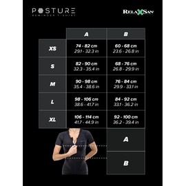 Relaxsan Posture 6070-RP (White L) T Shirt, Back Straightener Posture Corrector for Women, Lumbar Support, Breathable