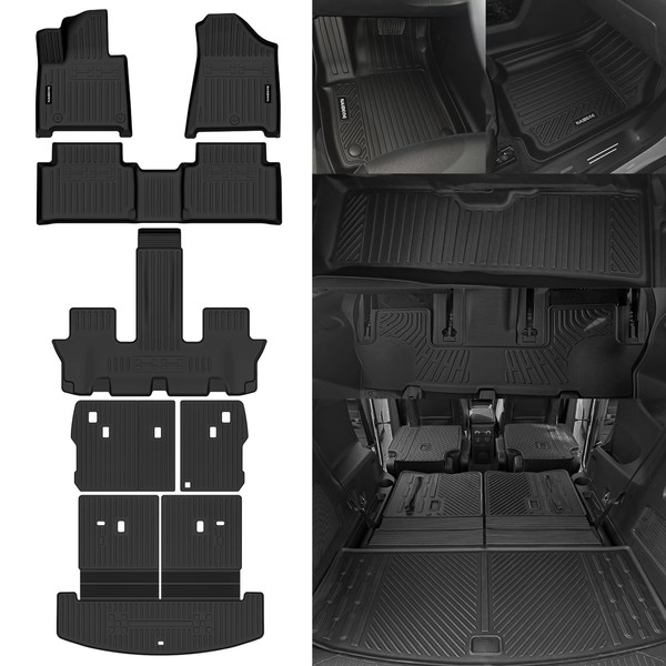 Naibeve Floor Mats for 2024 2025 2026 Hyundai Santa Fe