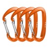 B-Mardi Lightweight Heavy Duty Locking Carabiner Clips-12kN (2697 lbs) caribiniers