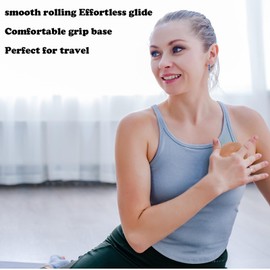 DAOZWUBGIH Wood Massage Ball,Massage Roller Ball for Sore Muscles Deep Tissue,Lymphatic Drainage Massager for Shoulders, Neck, Back, Foot,Joint Pain