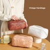 Travel Makeup Bags Cosmetic Organizer Bag,Large Capacity PU Leather Toiletry