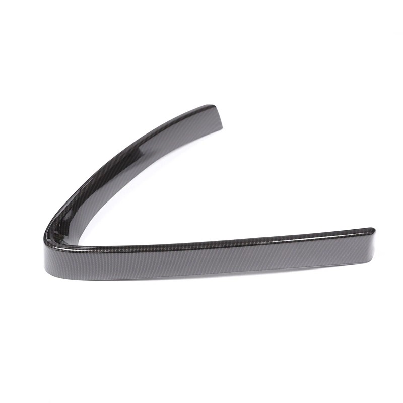 carpart2021 Carbon Fiber ABS Front V Shape Grille Trim Fit