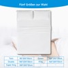 Z-HOM Fitted Sheet, Waterproof and Breathable Microfibre Bed Sheet, 100%