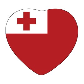 Tonga Restaurant Wall Decoration Words Letter Stickers National Flag Nautical Gifts Removable Wall Decal for Teen Room Bumper Bike Notebook Vinyl 18in