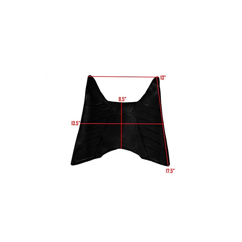 Scooter Floor Mat - 64340-KY-9000 - Black