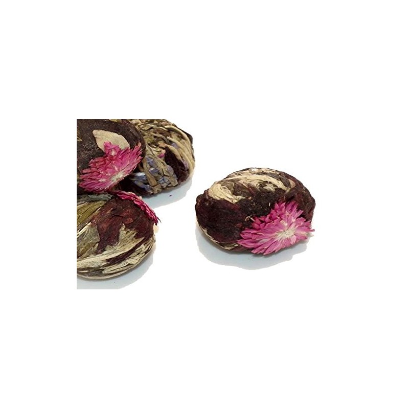 Green Flowering Artisan Tea Volcano Flower Burst 15 Tea Balls
