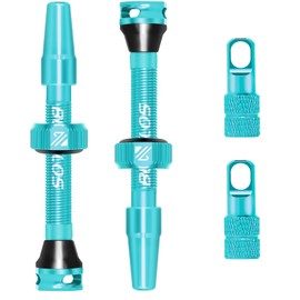 BUCKLOS Tubeless Presta Valve Stem 40/44/55/60/65/80/100 mm, Valve Stem Kit with Valve Core Removal Tool for Road Bike/Mountain Bike/MTB, Fit Most Bicycle Rims, Super Light Durable Aluminum Stem