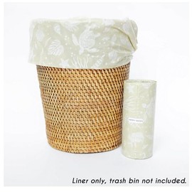 Happy Haven Trash Bags for 2,3,4 Gallon Trash Can, Small Garbage Bags - Bedroom & Bathroom, Decorative Cute Wastebasket Liner - 50 Count (Sand Seascape)