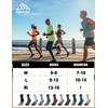 Compression Crew Running Socks: Athletic Socks for Men Women with