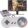 Unbranded 2 Retro SNES/ SFC Controller Joypad Gamepad for Original