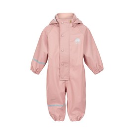 Celavi Unisex Basic Polyurethane (PU) Rain Suit, Raincoat, Misty Rose