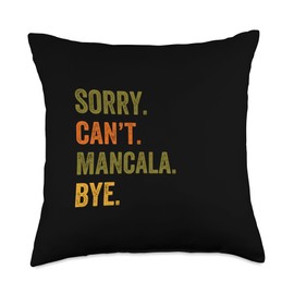 Sorry Can't Mancala Bye Game Throw Pillow