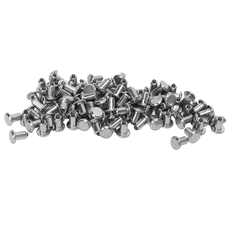100PCS Tire Studs Silver Universal Wear Resistant Anti Slip Tire