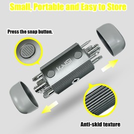 Kaisi Portable Screwdriver 12-in-1 Screw Driver Multi Screwdriver Set All in One with Phillips,Flat Head,Torx Security,Hex and 1/4 Nut Driver