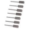 7pcs Nail Grinding Bits Professional Portable Nail Gel Removal Tungsten