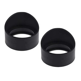 TEHAUX 2PCS Eyepiece Cover Eyepiece Guard Soft Rubber 37mm Diameter Stereo Microscope Accessory for 32-37mm Stereo Microscope (Oblique Angle)