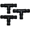 Agralan AS32 Soaker Hose Tee Connectors (Pack of 3)
