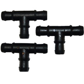 Agralan AS32 Soaker Hose Tee Connectors (Pack of 3)