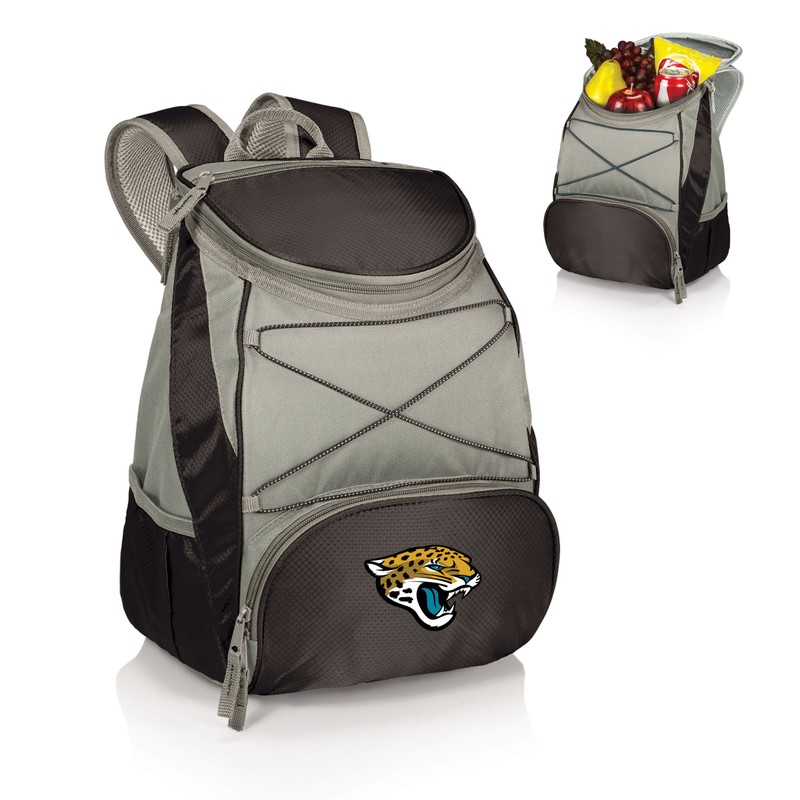 PICNIC TIME Black Jacksonville Jaguars PTX Backpack Cooler