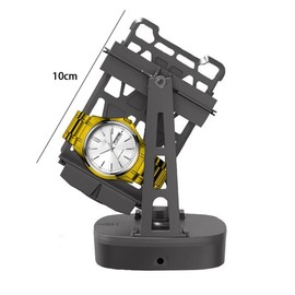 Double Watch Winder for Automatic Watches, Support Single and Double Watch Spinner, Self Winding Turner,Rotating Device for Men's and Women's Watches (Black)