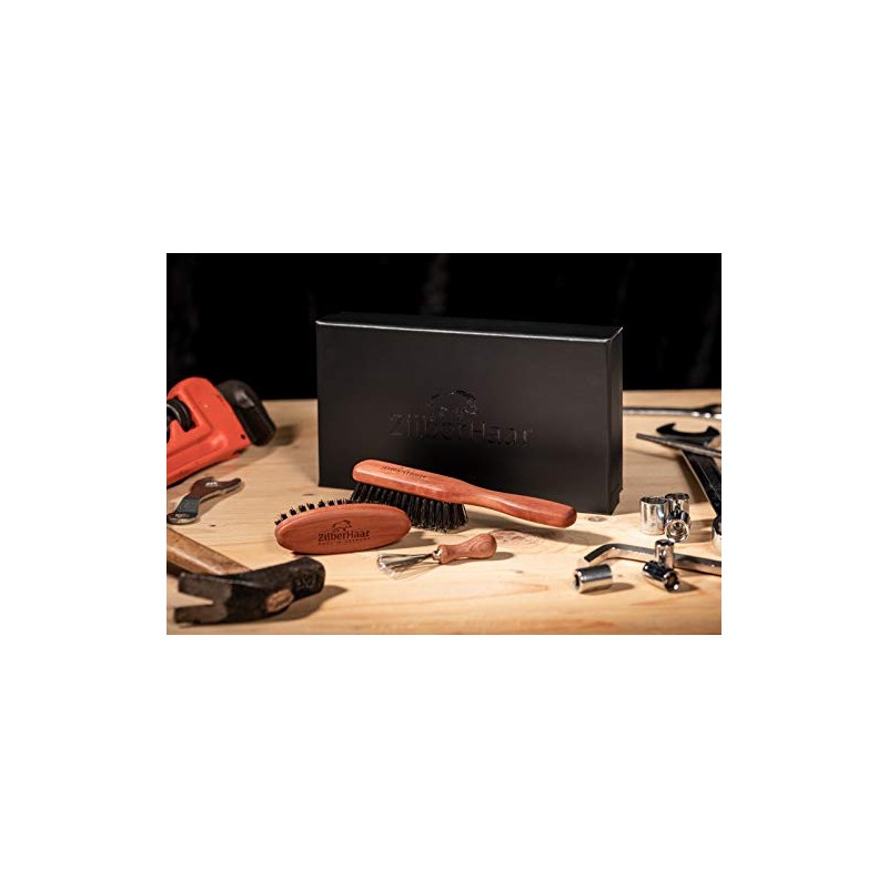 Zilberhaar Basic Beard Brush Kit (Soft Version) 2nd Cut Boar