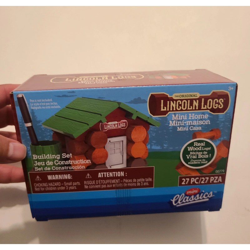 Lincoln Logs Original Lincoln Logs Mini Home 27 PC Building
