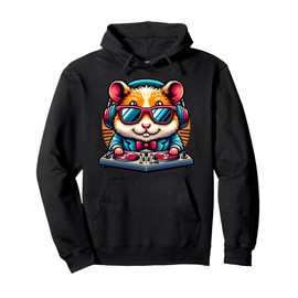 Cool Hamster DJ Pullover Hoodie
