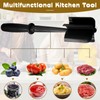 Auvotuis Meat Masher, 5 Curve Blade Hamburger Chopper, Heat Resistant