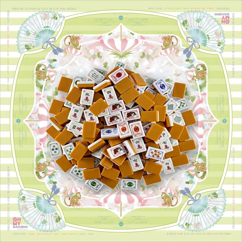 Modern Luxury American Mahjong Set 160PCS 36mm 4-Layer Engraved Acrylic