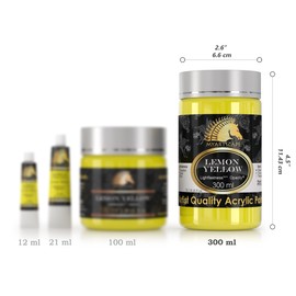 Myartscape Phthalo Blue Acrylic Paint - 300ml Bottle (10oz) - Artist Quality - Lightfast - Heavy Body - Vibrant Color - Great Tinting Strength - Professional Grade Paints