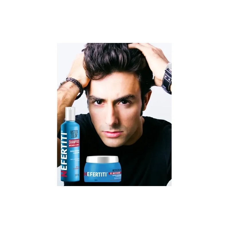 Nefertiti Mister Color Shampoo Matizador De Canas 300ml