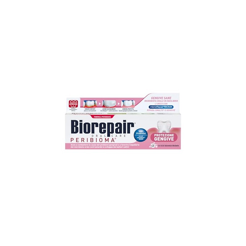 Biorepair, Zahnpasta zum Schutz des Zahnfleisches Peribiom, bekämpft und verhindert