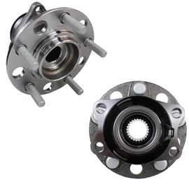 Autoround 512333 4WD/AWD Rear Wheel Bearing and Hub Assembly Compatible with Jeep Compass Patriot 2007-2017, Dodge Caliber 2007-2008 5 Lug w/ABS 2PCS