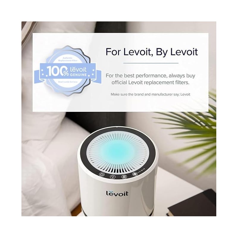 LEVOIT LV-H132 Replacement Filter, Genuine LV-H132-RF Air Purifier Filters, High-Efficiency