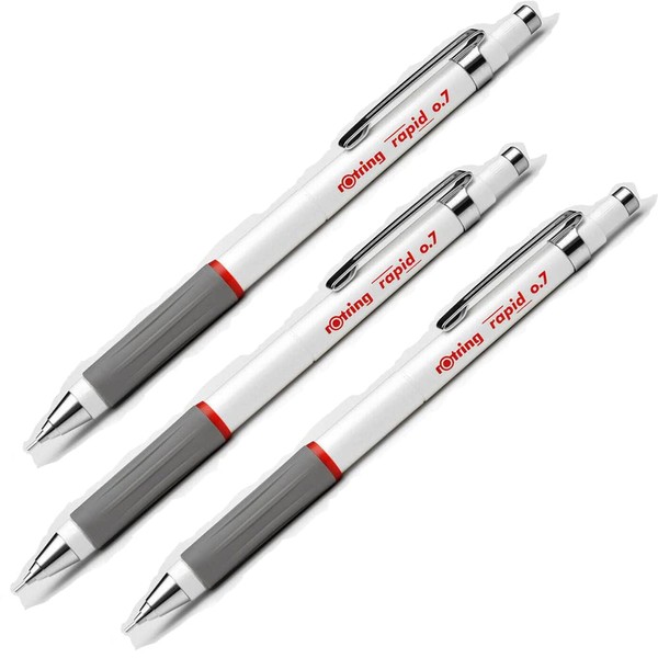 FNX 3 x Rotring Rapid 0.7mm HB Lead, Double Knock,