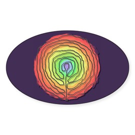 CafePress Trust Birth Labyrinth Oval Sticker Oval Car Bumper Sticker