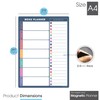 TMS Weekly Menu Planner A4 | Dry Erase Meal Planner,