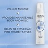 Nioxin Bodifying Foam, Hair Thickening Mousse for Thinning Hair, with