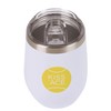 Vaso de vino de acero inoxidable aislado para amantes del