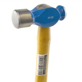 16oz Hickory Ball Pein Hammer Wooden Hickory Handle Shaft Engineers TE910