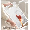 Double Sided 304 Stainless Steel & Wheat Straw Cutting Board,