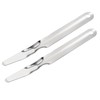 sourcing map Staple Remover Tools, Flat Staplers Puller Stainless Steel