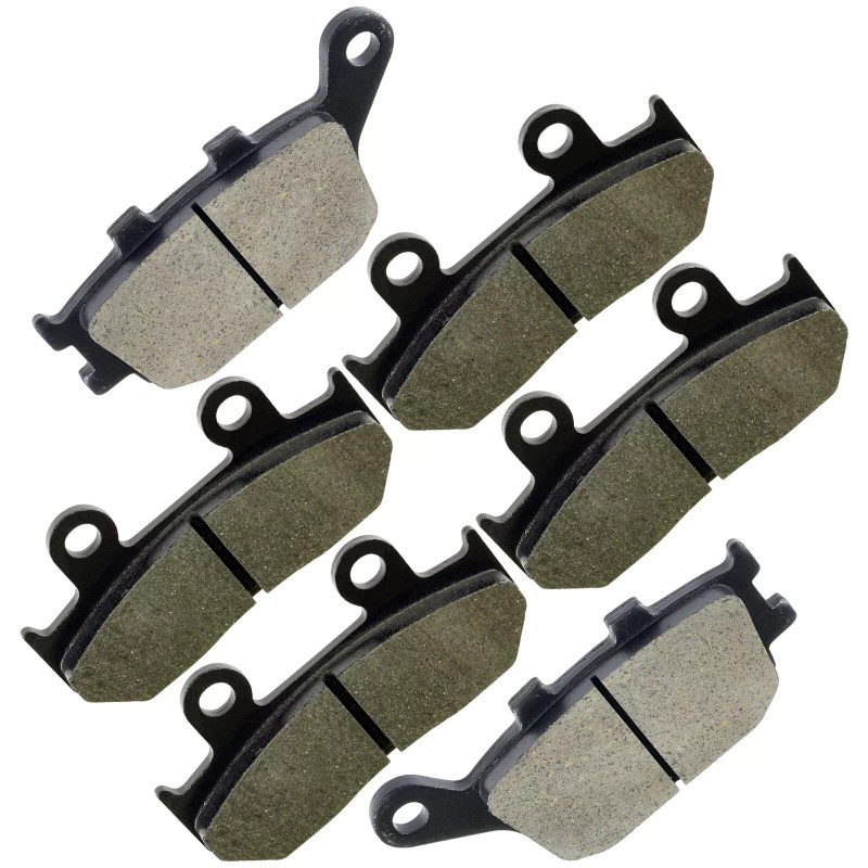Caltric Front and Rear Brake Pads for Honda CBR600F2 CBR600