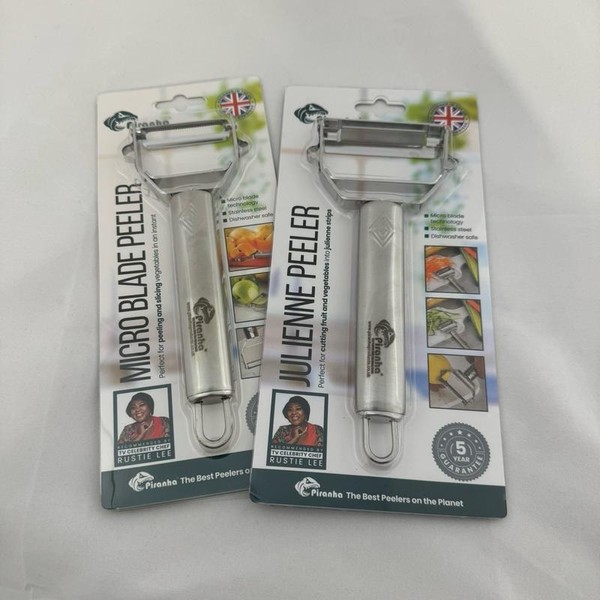 Piranha Peeler and Julienne Peeler DUO Set - Kitchen Utensils
