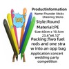 ROSEBB 48pcs Round Head Boom Sticks Thunder Sticks Cheering Sticks
