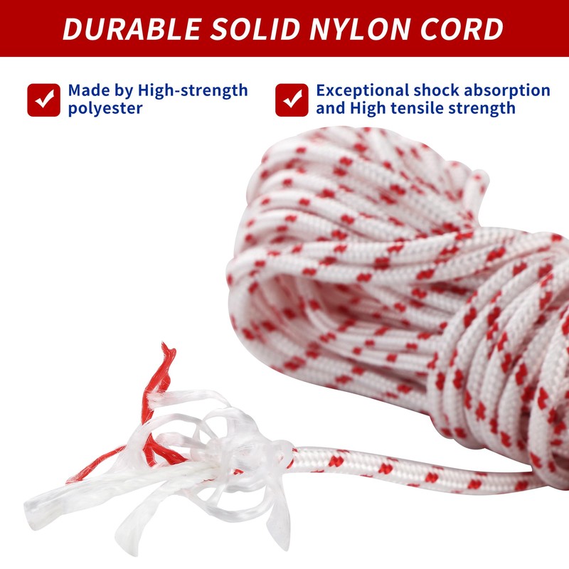 Pull Rope for Small Engine, 3.0mm 10-Meter Lawn Mower Pull