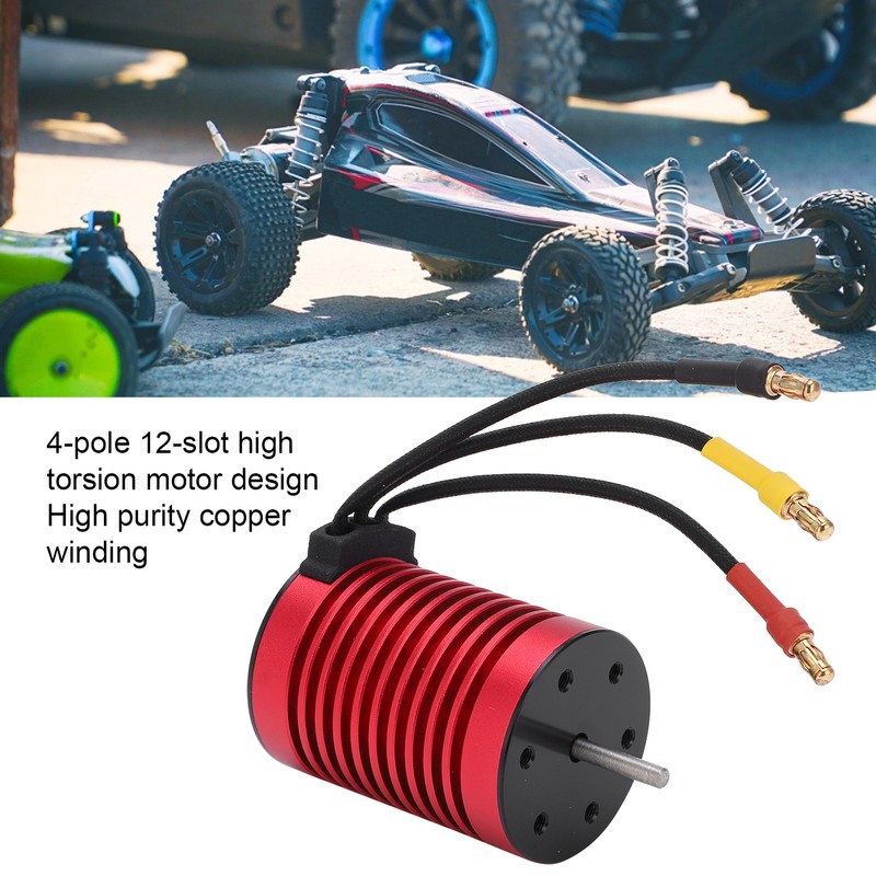 F540 Brushless Motor Waterproof 3900KV 820W 3.175mm Balanced Rotor Shaft