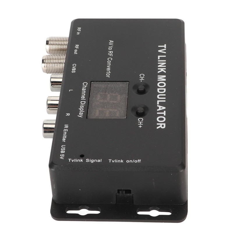 UHF Modulator TV Link Modulator 471.25‑885.25MHz Support PAL NTSC AV